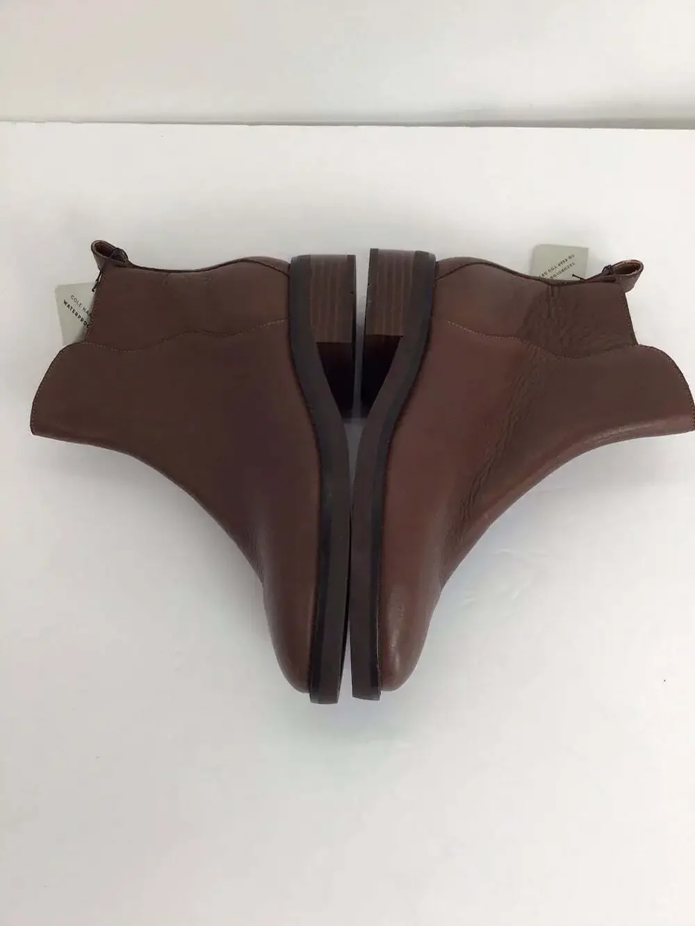 Cole Haan NWT Womens Chelsea River Boot Sequoia Leather Waterproof Brown Sz 5.5